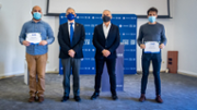 Felipe Rodrguez, Jaume Carot, Joan Miquel Matas i Andreu Vaquer - Foto: A.Costa/UIB