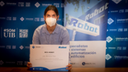 L'alumne Joan Bennsar Pons, guanyador de la beca ROBOT - Foto: A.Costa/UIB