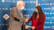 Irene Verd Camps, premiada amb 900 euros al millor expedient acadmic - Foto:A.Costa/UIB