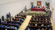 La doctora honoris causa llegeix la lli magistral - Foto: A.Costa/UIB