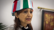 La doctora honoris causa llegeix la lli magistral - Foto: A.Costa/UIB