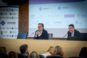 Conferncia inaugural: Antoni Pau (ponent) i Pedro A. Munar (presentador) - A.Costa/UIB