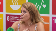 Presentaci de la doctora Ana Caas del projecte Intervencin local para el fomento del reconocimiento de potencialidades y fortalezas a partir de la vivencia crtica de la COVID-19 en personas sin hogar en Mallorca - FOTO: A.Costa/UIB