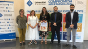 Florencia Jensen Garca, segon premi en la categoria de TFG. Foto:UIB