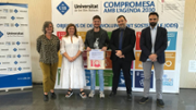 Andreu Vaquer Vadell, primer premi en la categoria de TFM. Foto: UIB
