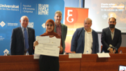 Hafsa Boutaibi, finalista en la categoria d'Economia. Foto: UIB