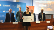 Marta Caraballo, finalista en la categoria d'Empresa. Foto: UIB