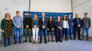 Foto de grup dels premiats i autoritats de l'acte de lliurament dels premis Agenda 2030 - Foto: A.COSTA/UIB