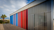 Nou mural artstic titulat Barres pel clima al campus de la UIB- Foto: A.COSTA/UIB