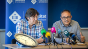 Roda informativa dels doctors Andreu Sans i Jaume Rossell - Foto: A.COSTA/UIB