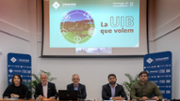 Acte de presentaci a la comunitat universitria de les lnies mestra de l'estratgia per assolir la neutralitat climtica el 2030 - Foto: A.COSTA/UIB
