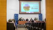 Acte de presentaci a la comunitat universitria de les lnies mestra de l'estratgia per assolir la neutralitat climtica el 2030 - Foto: A.COSTA/UIB