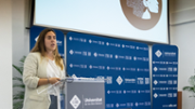 Lidia Talavera presentant la seva tesi doctoral Soft Computing and Artificial Intelligence for Interpretable Analysis of Dermoscopic images - Foto: A.COSTA/UIB
