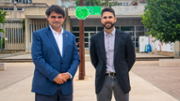 El doctor Jos Reyes, president de l'Associaci Espanyola contra el Cncer a Illes Balears, i el doctor Adri Muntaner, vicerector de Campus i Universitat Saludable de la UIB - Foto: A.COSTA/UIB