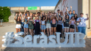 Alumnes participants al XIV Campus Cientificotcnic d'Estiu (1r torn) i al VI Campus Humanisticosocial d'Estiu de la UIB - Foto: A.COSTA/UIB