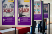 Exposici sobre campanyes de sensibilitzaci contra la violncia de gnere - Foto: A.COSTA/UIB