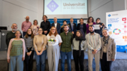 Grup dels premiats i les autoritats- Foto: A.COSTA/UIB