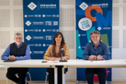 Roda informativa: Miquel F. Oliver, Yolanda Gonzlez Cid i Pere Palou - FOTO: A.Costa/UIB