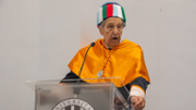 El doctor honoris causa llegeix la lli magistral. - Foto: A.COSTA/UIB