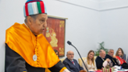 El doctor honoris causa llegeix la lli magistral. - Foto: A.COSTA/UIB