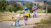 Bicicletada amb els alumnes d'infantil del CEIP Robert Graves - Foto: A.COSTA/UIB
