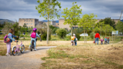 Bicicletada amb els alumnes d'infantil del CEIP Robert Graves - Foto: A.COSTA/UIB