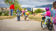 Bicicletada amb els alumnes d'infantil del CEIP Robert Graves - Foto: A.COSTA/UIB