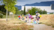 Bicicletada amb els alumnes d'infantil del CEIP Robert Graves - Foto: A.COSTA/UIB