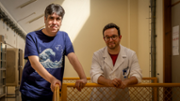 Bartolome Soberats i Daniel Martnez, investigadors del grup de Qumica Supramolecular de la UIB - Foto: A.COSTA/UIB