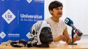 La doctora Inmaculada Riquelme presenta als mitjans de comunicaci els resultats del projecte de recerca SENTS? - Foto: A.Costa/UIB