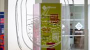 Mural illustrat a m en directe a crrec de l'artista Malen Company - Foto: A.Costa/UIB