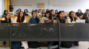 Estudiants de la Facultat de Dret de la UIB durant una classe - Foto: A.Costa/UIB