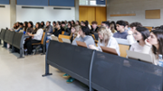Estudiants de la Facultat de Dret de la UIB durant una classe - Foto: A.Costa/UIB