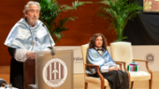 El doctor Jordi Savall llegeix la lli magistral | Foto: A.Costa/UIB