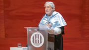 El doctor Jordi Savall llegeix la lli magistral | Foto: A.Costa/UIB