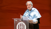 El doctor Jordi Savall llegeix la lli magistral | Foto: A.Costa/UIB