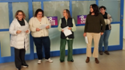 Lectura collectiva del manifest commemoratiu del Dia Internacional de les Dones a la Seu de Menorca