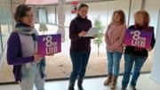 Lectura collectiva del manifest commemoratiu del Dia Internacional de les Dones a la Seu d'Eivissa i Formentera
