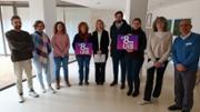 Lectura collectiva del manifest commemoratiu del Dia Internacional de les Dones a la Seu d'Eivissa i Formentera
