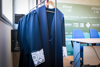 Sa la de vistes de la primera sessi del nou programa de simulaci de judicis dels estudiants de Dret de la UIB | Foto: A.COSTA/UIB