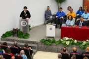 El rector fa el discurs de presa de possessi. | Foto: A.COSTA/UIB