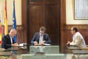 Conveni de collaboraci per impulsar la creaci del node IB (Illes Balears) dins el pol d'innovaci Km 1070 - Foto: CAIB